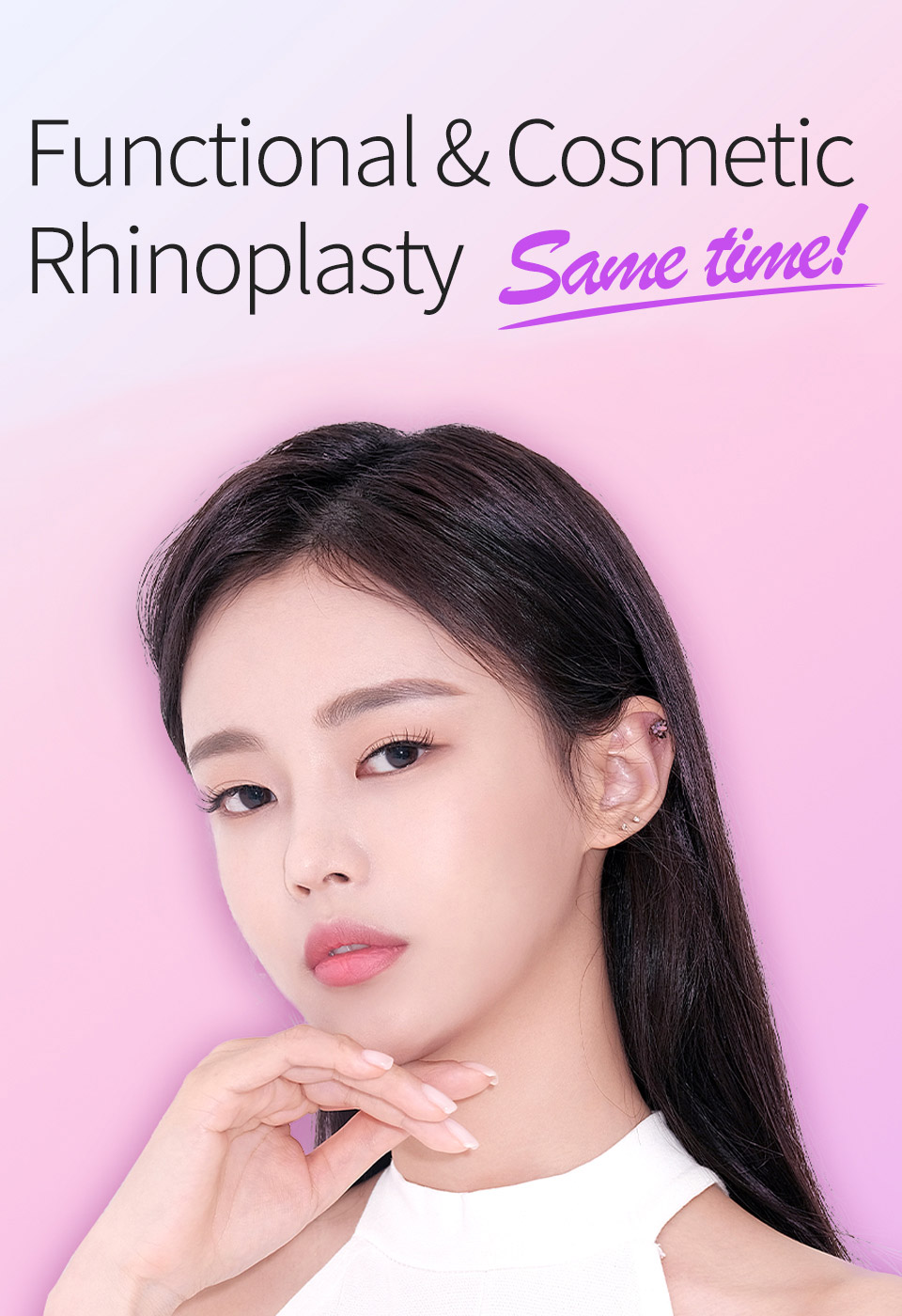 Functional & cosmetic rhinoplasty same time!